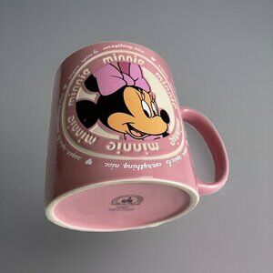 Minnie Mouse Pink Mug Walt Disney Parks Sugar Spice Everything Nice Thailand Cup